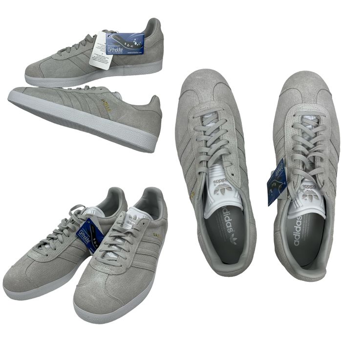 ОРИГІНАЛ чоловічі кросівки Adidas Gazelle кеди газелі білі сірі нові