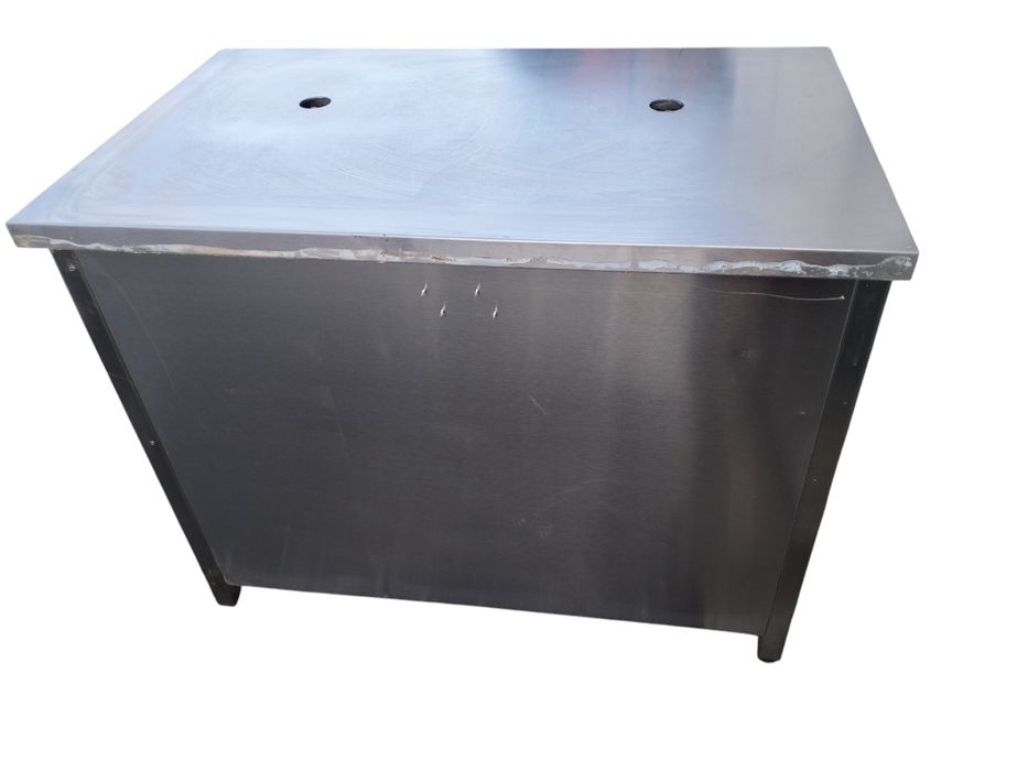 Bancada Inox com prateleiras