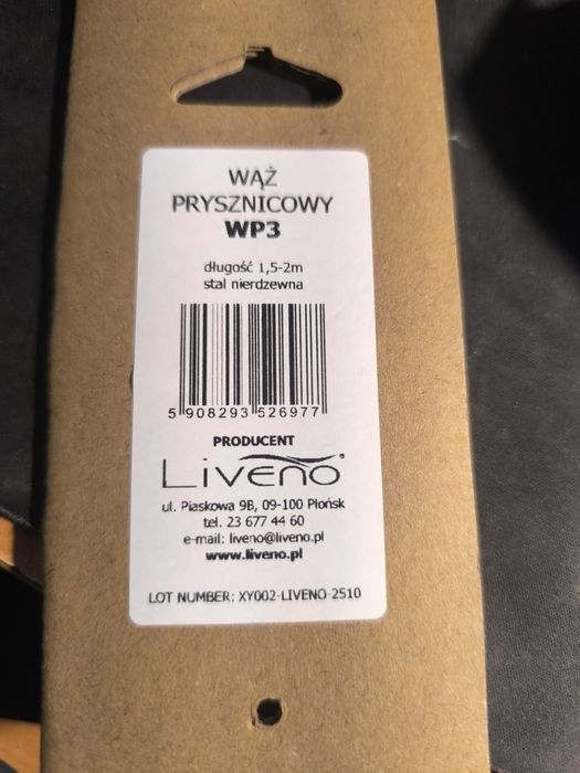 Wąż prysznicowy stał nierdzewna 1,5-2m