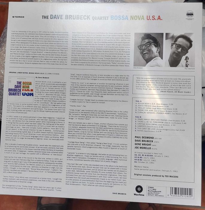 The Dave Brubeck Quartet - Bossa Nova USA - LP