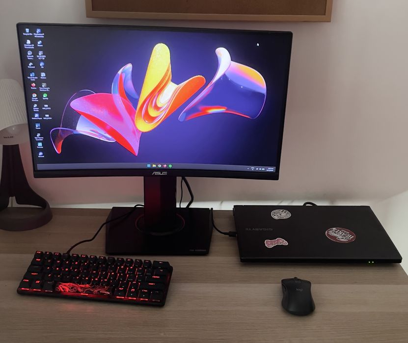 Monitor Gaming Curvo Asus TUF Gaming 144Hz - 24 Polegadas