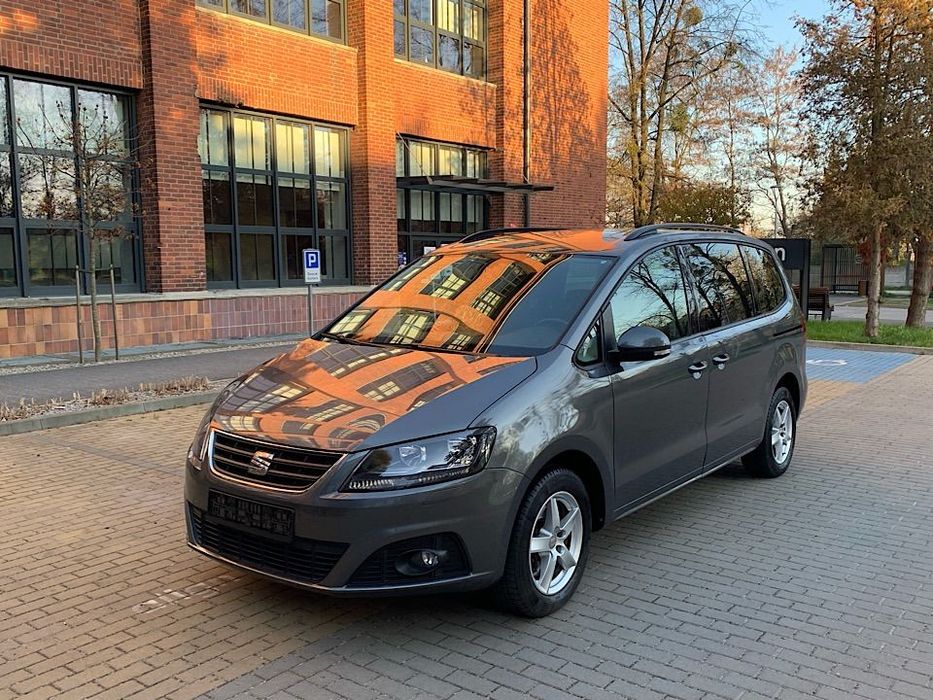 Seat Alhambra 2.0TDI 150KM,Navi,2XKlima,Tempomat,2XPDC,Grany fotel,Kamera,7-Osób,CD