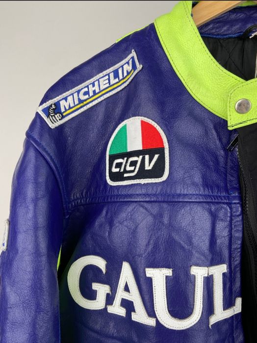 Casaco F1 Gauloises Racing em Pele Influencer Motard YouTuber