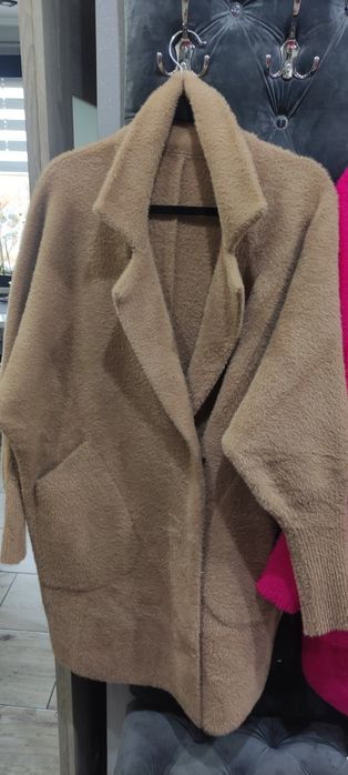 Alpaki nowe fuksja i bezowa duze 80zl sztuka