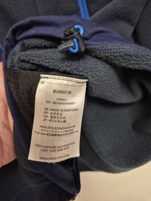 Кофта , софтшел, зип,утеплена  HAGLOFS BUNGY lll polartec p. L-XL ИДЕАЛ.