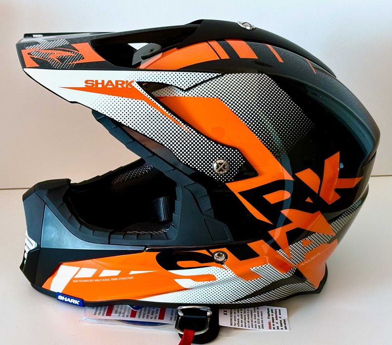 Capacete NOVO Shark Varial Anger Orange (50% DESCONTO) Tam. M