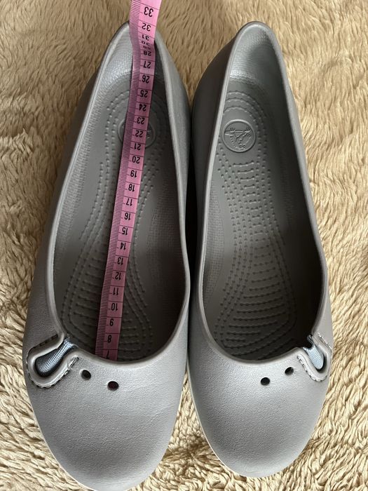 Baleriny Crocs W 9 wkładka ok.26 cm.