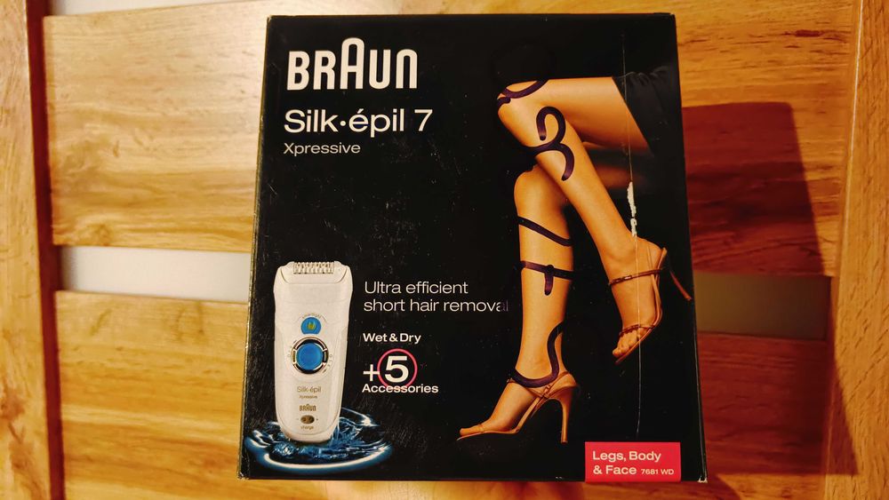 Depilator Braun Wet&dry na mokro i na sucho