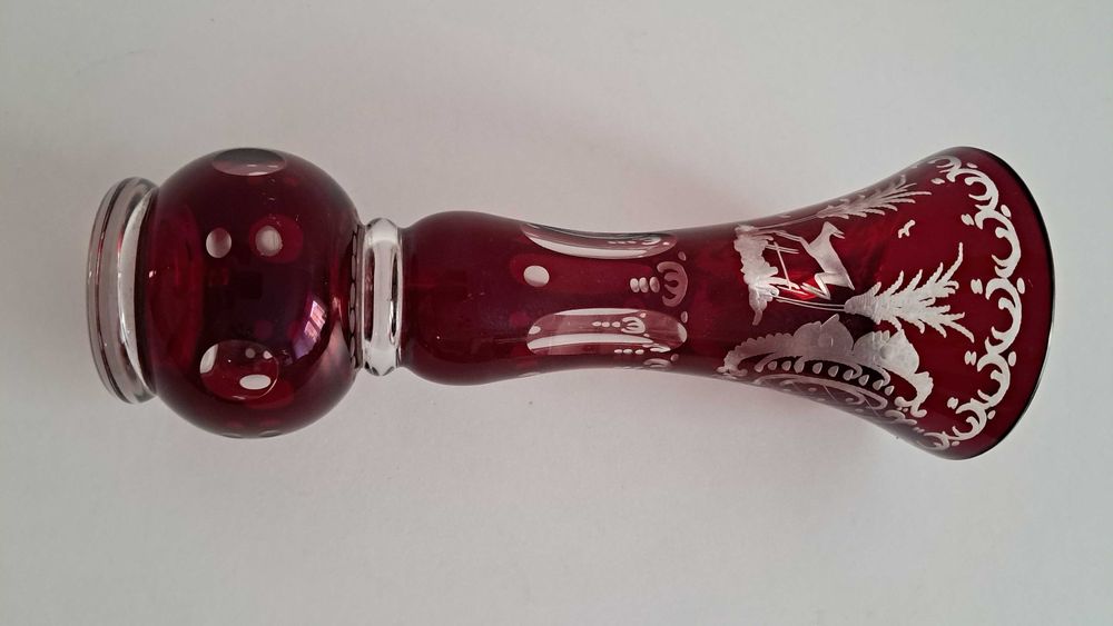 Wazon Rubinowy Bohemia