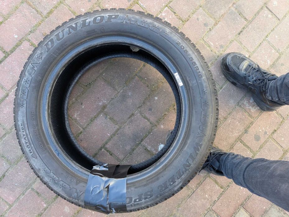 1x opona DUNLOP winter sport 205/55 r 16 91H dot 21 zima