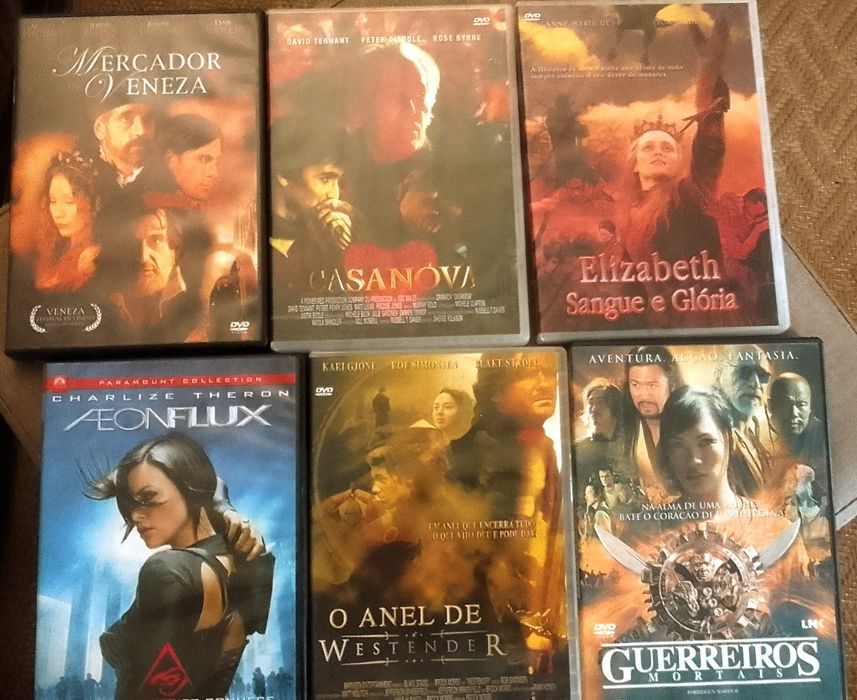 Cinema Qualidade em casa.  Pack 25 Dvds