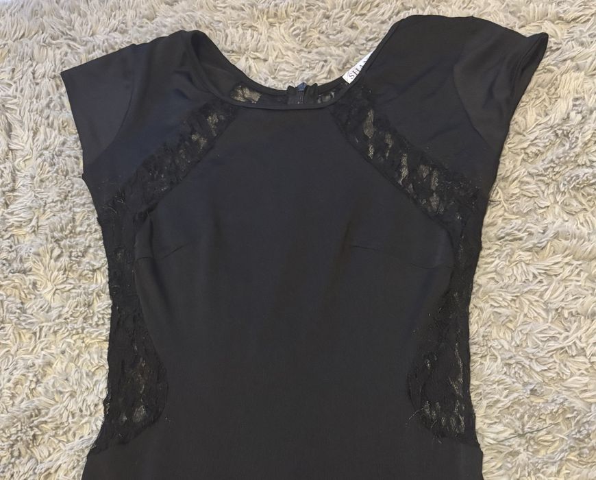 Czarna dluga sukienka