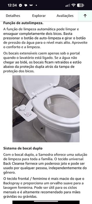 Jatos Bidé para sanita