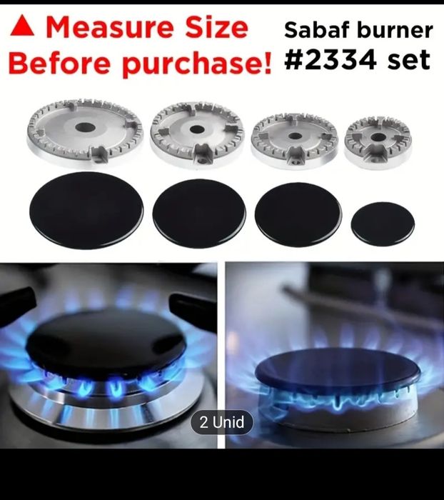 Peças substituição queimador para fogão a gás