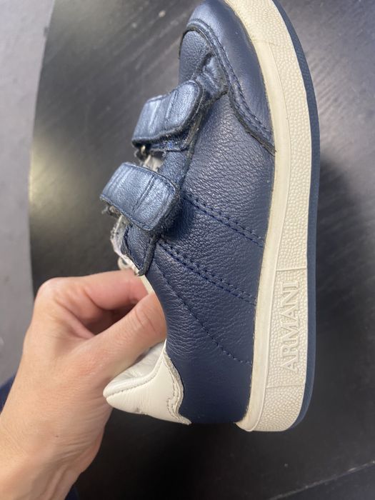 Gorgio Armani junior 100% skora trampki na rzep sneakers adidasy