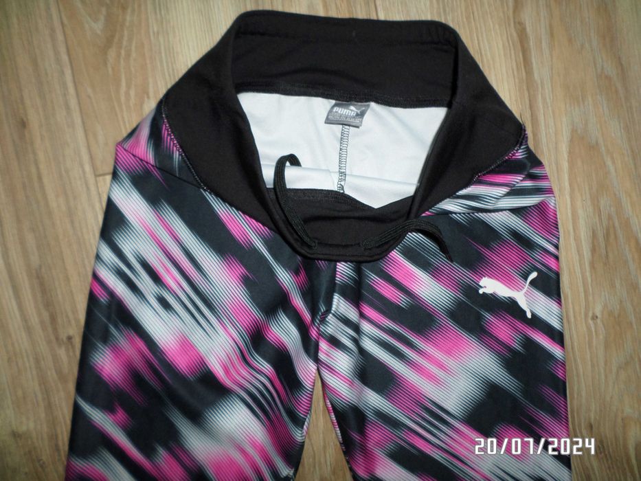 Firmowe legginsy dla dziewczynki-PUMA-15-16 lat-S