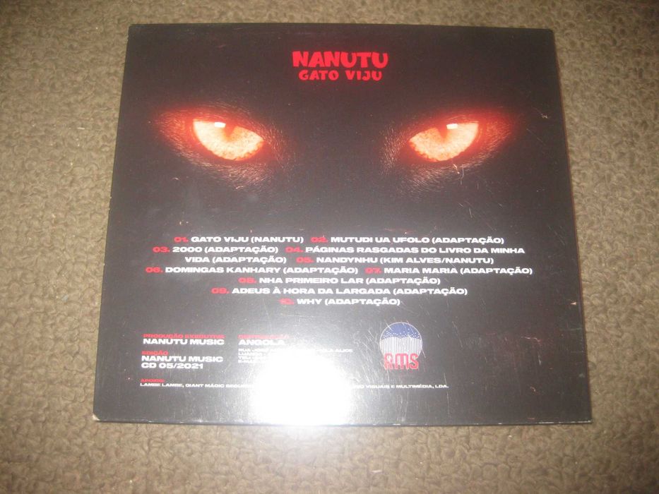 CD do Nanutu "Gato Viju" numa Edição Especial em Digipack!