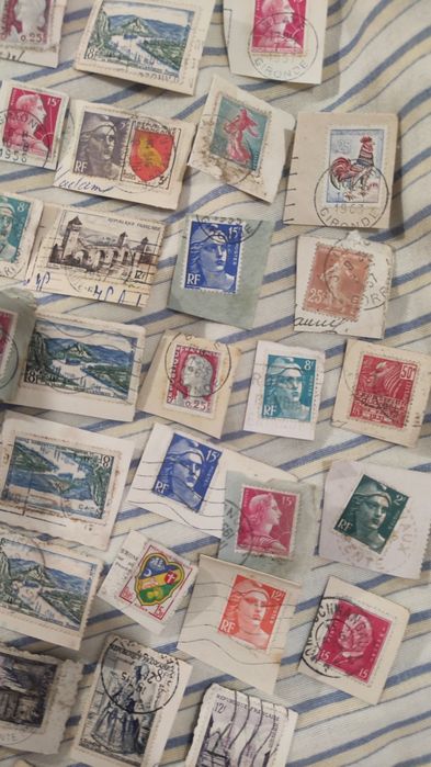 Lote selos antigos Franceses