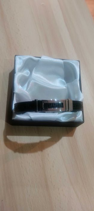 Bransoletka czarna męska