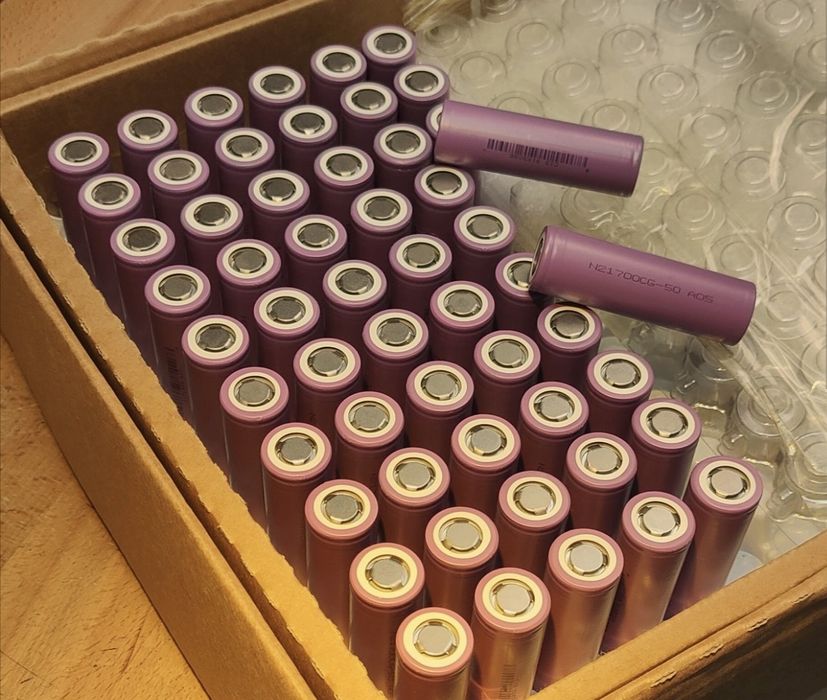 Акумулятори Samsung 50E, 50G/ BAK N21700CG 5000 mAh 10.2A Аккумуляторы