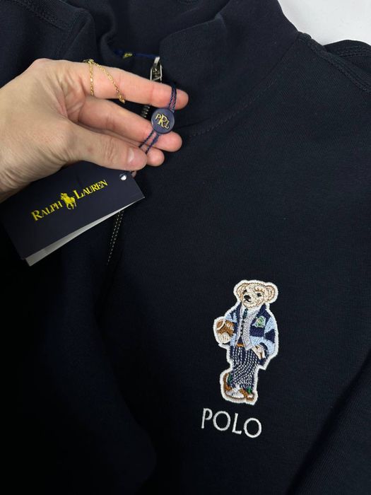1/4 зип Polo bear by Ralph Lauren, поло бир мишка, кофта свитшот поло