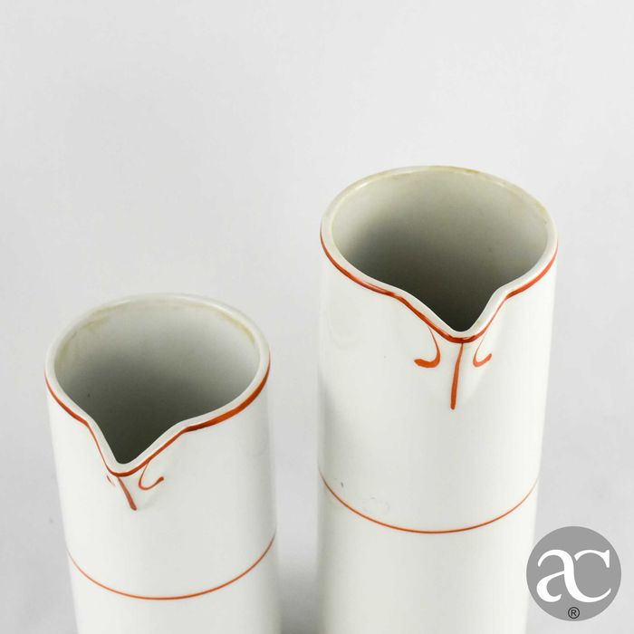 Conjunto de 2 jarros porcelana Artibus, Art Déco