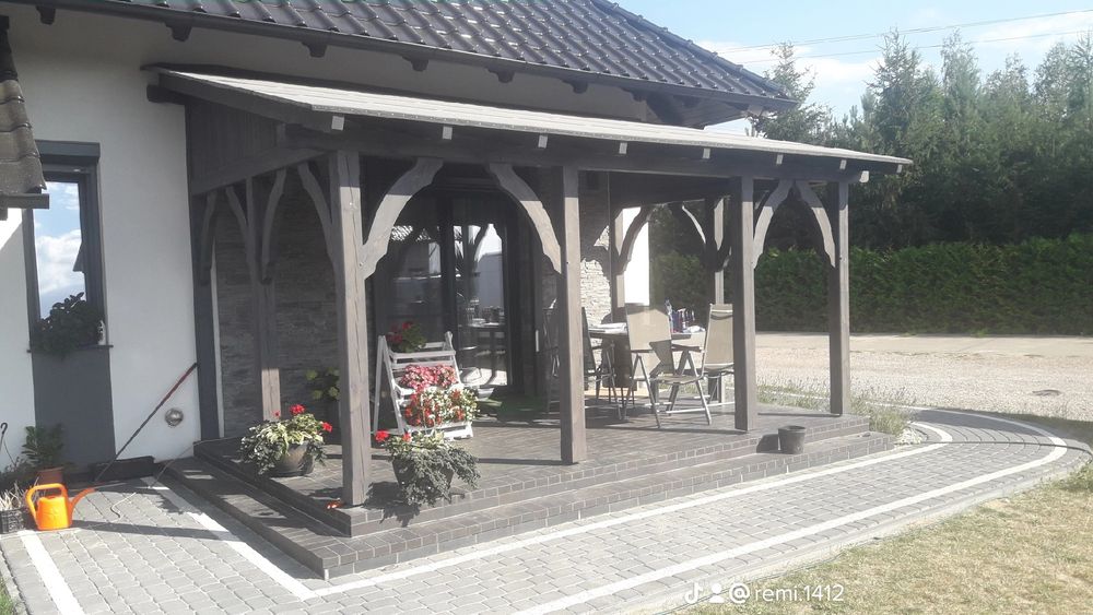 Zadaszenia-Konstrukcje drewniane
