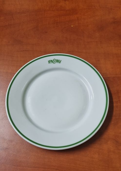 Talerz  PRL sygnowany KONSUMY Lubiana Retro