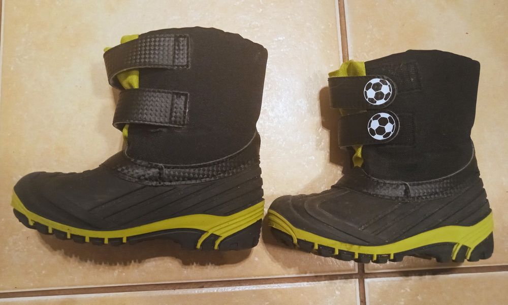 Czarno seledynowe śniegowce 24 free walk