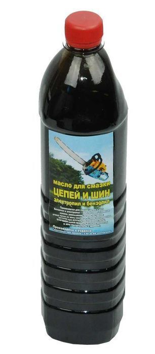 Масло для цепи 0,8л темное / дешевое, смаз012