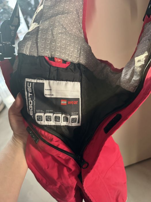 Напівкомбінезон супер зручний теплий яскравий Lego tec 12-18 80 розмір