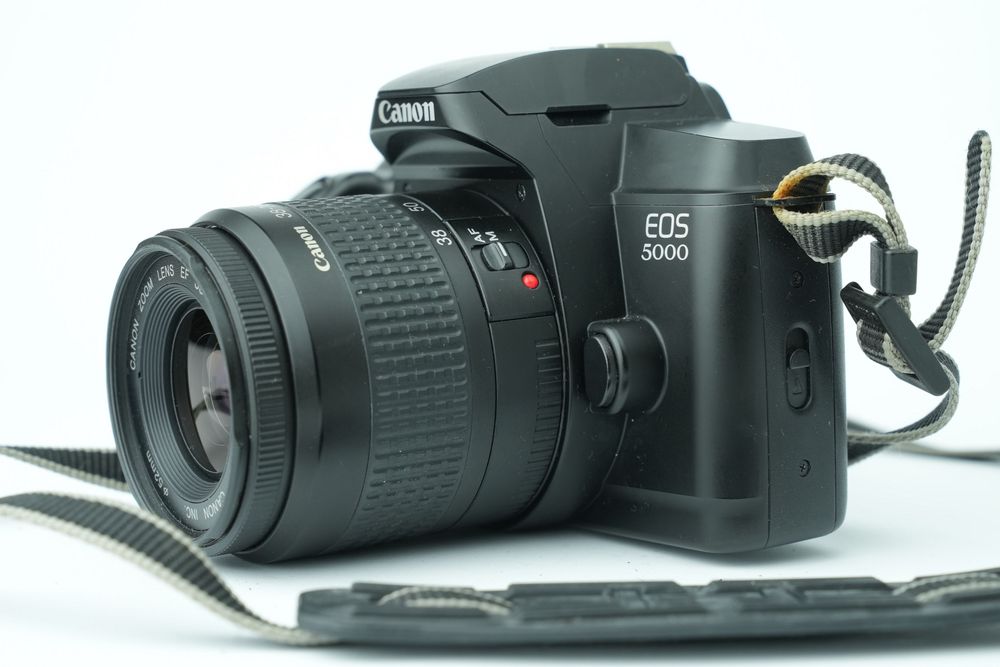 CANON EOS 5000 + 38-76mm + Filtr + Dekielek + Smycz ZESTAW!