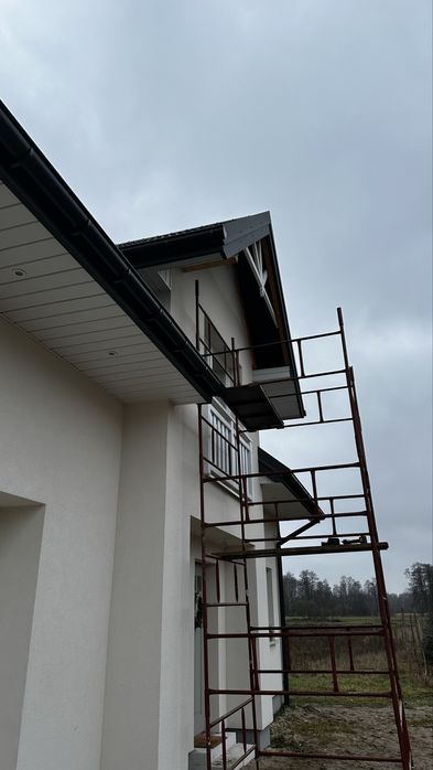 Podbitka dachowa, elewacje, tarasy