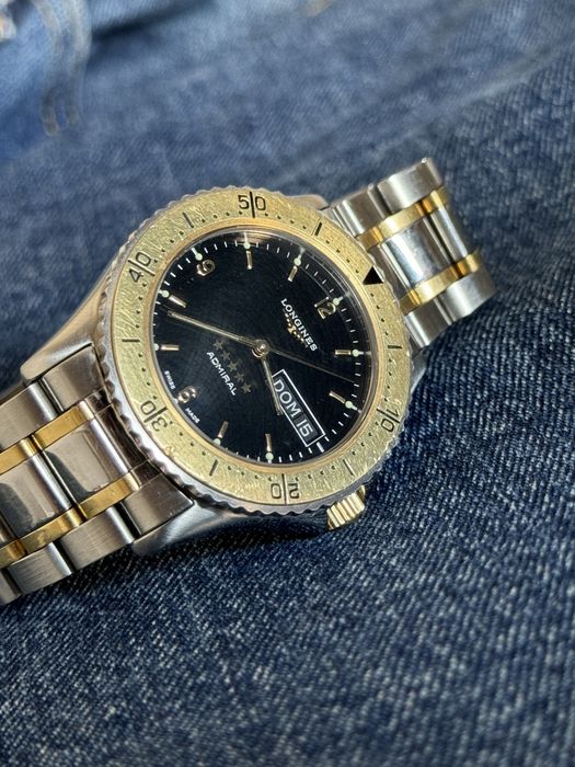 Zegarek Longines Admiral (złote elementy)
