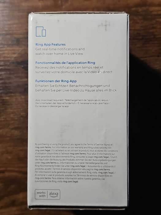 Ring  Wideodomofon Ip Video Doorbell Plus Nikiel Matowy Czarny