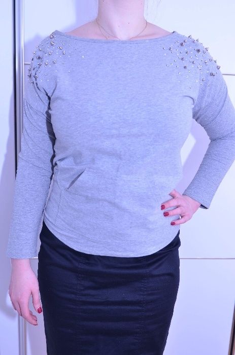 Bluzka z długim rękawem ciepła r L