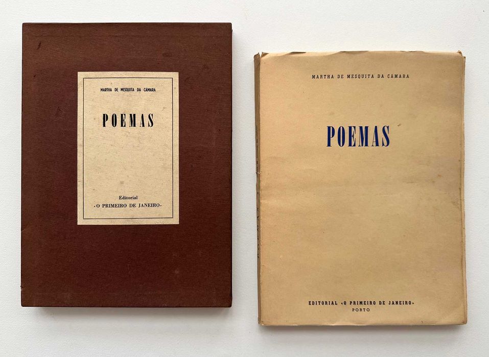 1952, Martha de Mesquita da Câmara, Poemas. (C/ caixa).