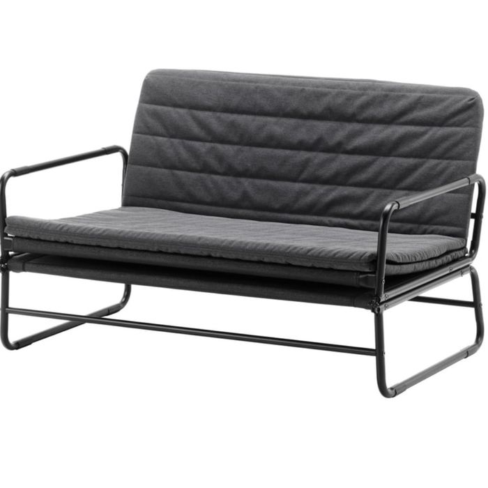 Sofá-cama, Knisa cinz esc/preto (Ikea HAMMARN)