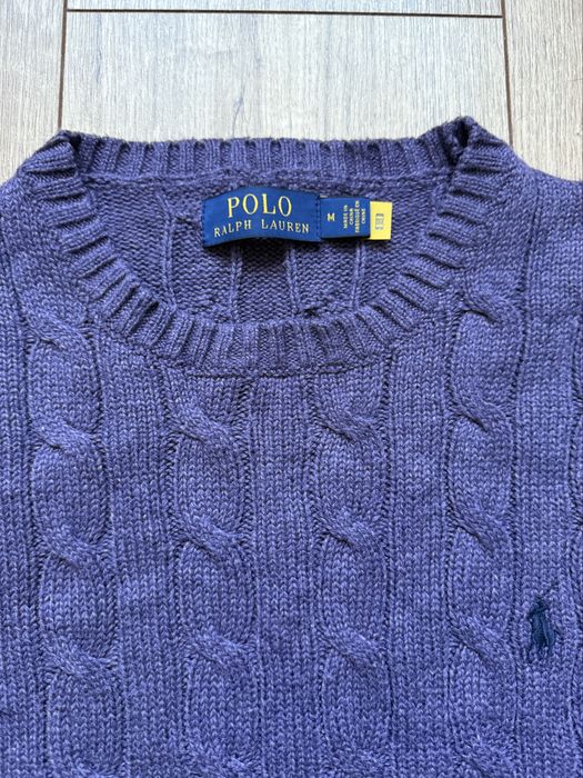 Sweter warkoczowy Ralph Lauren