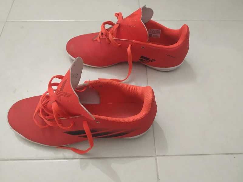 Sapatilhas Chuteiras Futsal Adidas X Speedflow.4 IN 37.5 vermelho