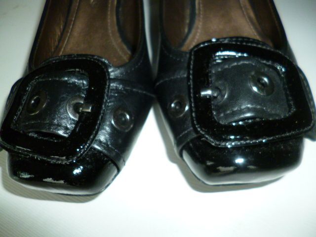 Klasyczne buty Clarks, lakierowany przód rozm 5/ 38, 24,5 /