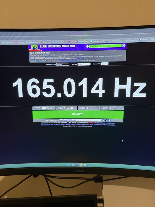 ASUS TUF VG32VQ1BR 32” 2K 165Hz Curved
