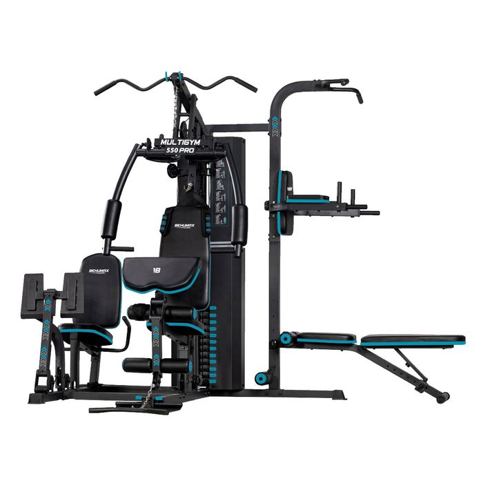 Maquina Musculação Behumax  Multigym 550 PRO + Leg Press