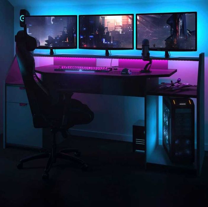 Secretária GAMER - 180cm /Estado Novo