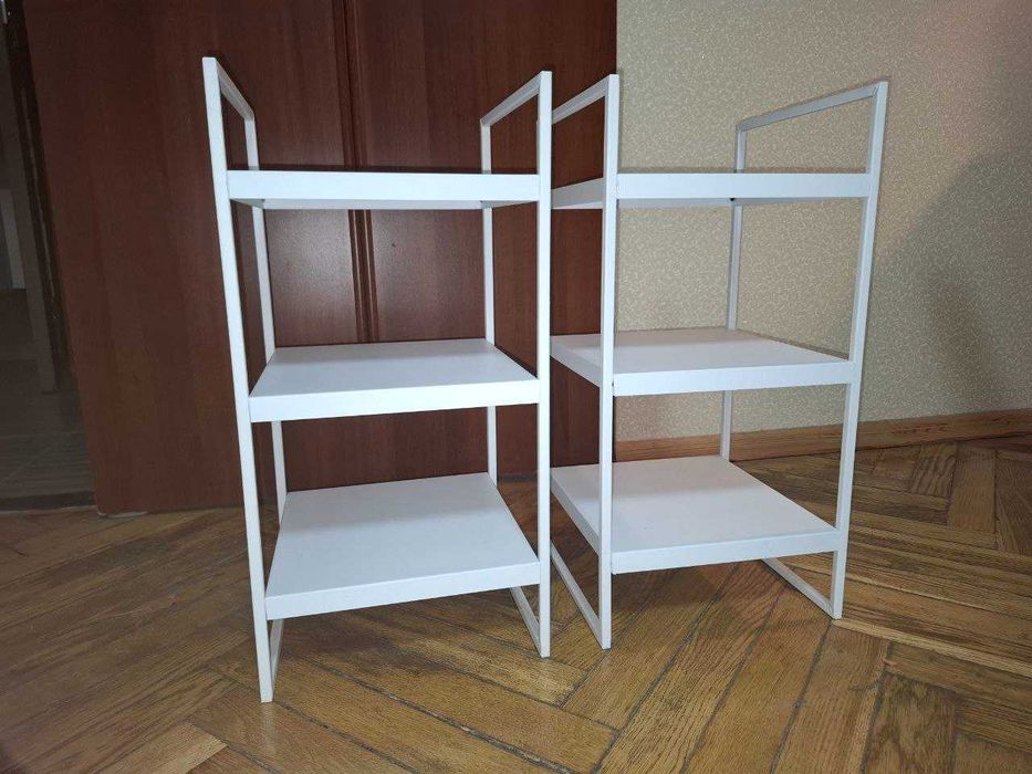 Стелажі (стійки) // Білі // 2 шт.