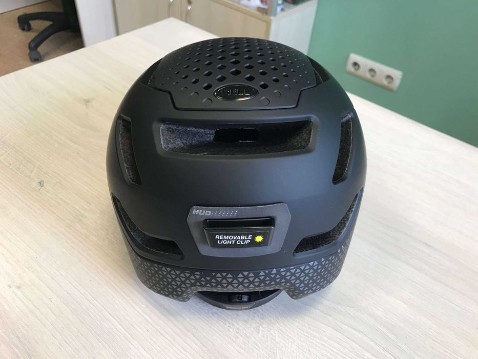 Велосипедний шолом велошлем Bell Hub Matte Gloss Black Agent S