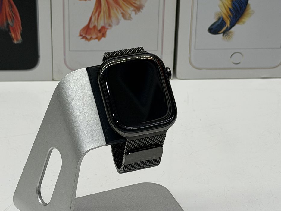 MAГAЗИН Apple Watch Series 10 46mm Titanium Milanese Loop ГАРАНТИЯ/TradeIn/Oбмeн