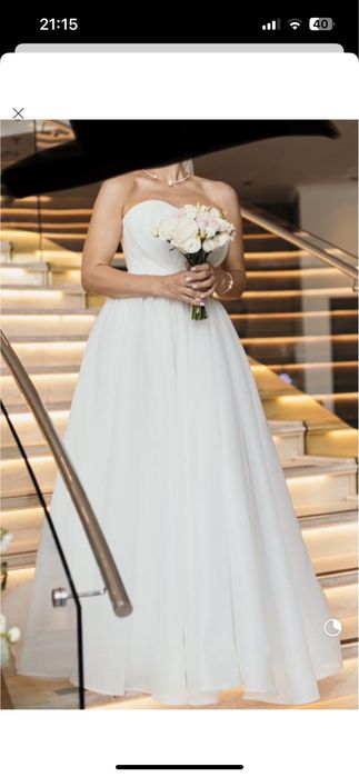 Свадебное платье !НЕ ВЕНЧАНОЕ! Размер  36/38