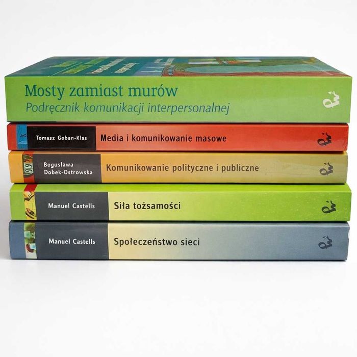 Komunikacja i medioznawstwo - Castells, Goban-Klas / 5 książek PWN