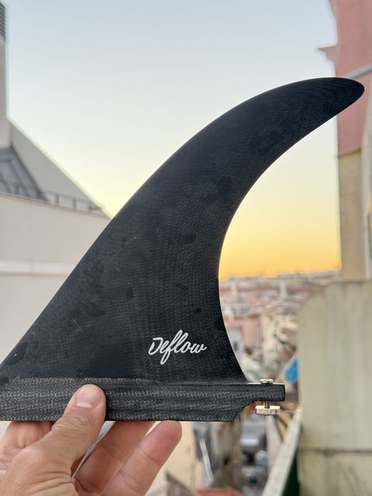 Quilha Deflow 7,5" + side bites Koalition Futures, com capas